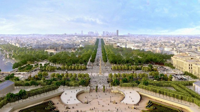 210331巴黎將改造香榭麗舍大道成「非凡花園」圖片1.jpg